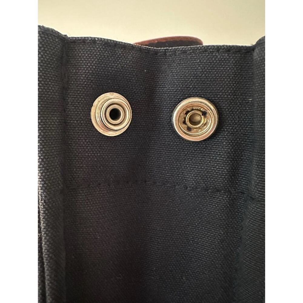HERMÈS Herline Canvas Tote Bag Navy - Picture 7 of 10